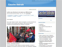 Tablet Screenshot of gaucheliberale.org